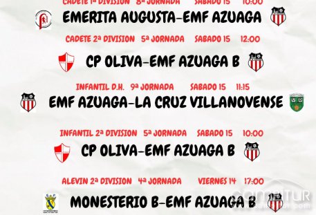 Azuaga afronta un fin de semana deportivo repleto de encuentros en baloncesto, balonmano y fútbol base